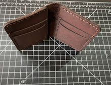 Load image into Gallery viewer, Vertical Bifold Leather Wallet