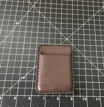 Load image into Gallery viewer, Leather Minimalist Wallet w/2 card slots and Money Clip