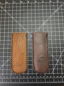 Hand-Stitched Leather Cast Iron Skillet Handle Cover