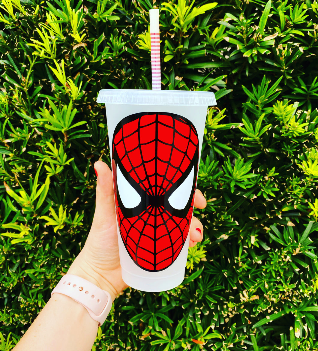 Spider Hero Inspired Cold Cup