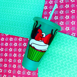 Mouse Inspired Christmas Cupcake Cold Cup