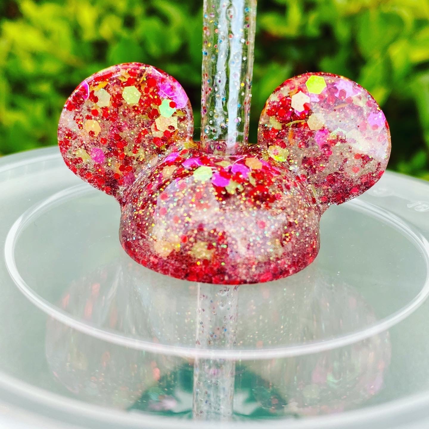 Mouse with Bow Straw Topper Silicone Mold – LiveLove&Glitter